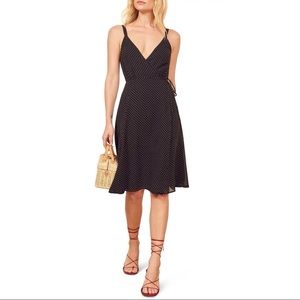 Reformation Mallory Polka Dot Dress